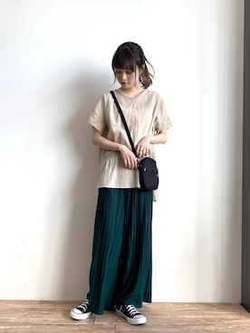 ˚࿀̊˚さん(レディース・158cm)の春コーディネート