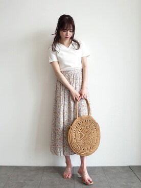 ˚࿀̊˚さん（レディース・158cm）の夏コーディネート