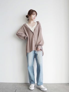 「earthWEB限定」｜˚࿀̊˚さん（レディース・158cm）の夏コーディネート