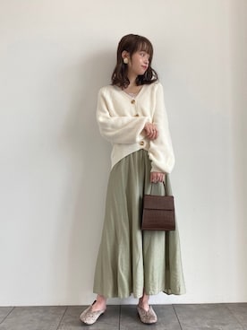 「earthWEB限定」｜˚࿀̊˚さん（レディース・158cm）の秋コーディネート