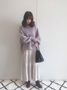 「earthWEB限定」｜˚࿀̊˚さん（レディース・158cm）の秋コーディネート