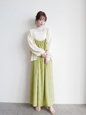 「earthWEB限定」｜˚࿀̊˚さん（レディース・158cm）の秋コーディネート