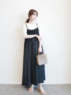 「earthWEB限定」｜˚࿀̊˚さん（レディース・158cm）の夏コーディネート