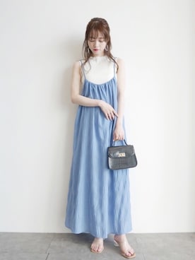 「earthWEB限定」｜˚࿀̊˚さん（レディース・158cm）の夏コーディネート