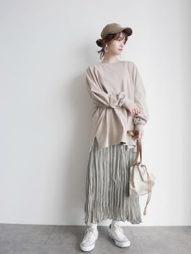 「earthWEB限定」｜˚࿀̊˚さん（レディース・158cm）の秋コーディネート