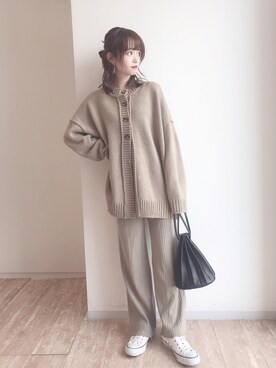 「earthWEB限定」｜˚࿀̊˚さん（レディース・158cm）の秋コーディネート