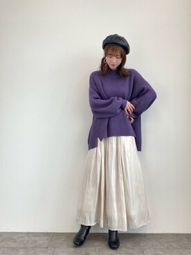 ˚࿀̊˚さん（レディース・158cm）の冬コーディネート