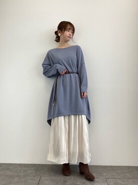 ˚࿀̊˚さん（レディース・158cm）の冬コーディネート