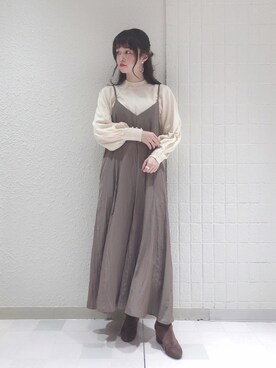 ˚࿀̊˚さん（レディース・158cm）の冬コーディネート