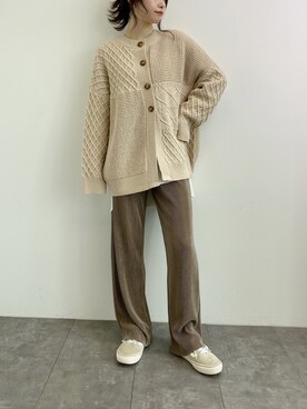 「earthWEB限定」｜˚࿀̊˚さん（レディース・158cm）の冬コーディネート