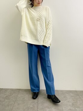「earthWEB限定」｜˚࿀̊˚さん（レディース・158cm）の冬コーディネート