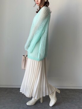 「earthWEB限定」｜˚࿀̊˚さん（レディース・158cm）の春コーディネート