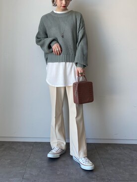 ˚࿀̊˚さん（レディース・158cm）の春コーディネート