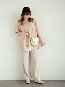 「earthWEB限定」｜˚࿀̊˚さん（レディース・158cm）の春コーディネート