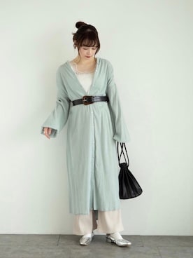 「earthWEB限定」｜˚࿀̊˚さん（レディース・158cm）の春コーディネート