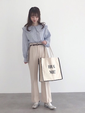 「earthWEB限定」｜˚࿀̊˚さん（レディース・158cm）の夏コーディネート