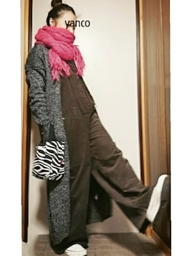 「昔の服」｜YANCOさん（レディース・153cm）の冬コーディネート