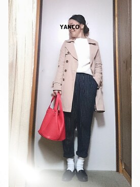「春コート」｜YANCOさん（レディース・153cm）の春コーディネート