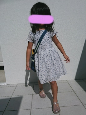 「習い事」｜「アイテム（ワンピース/ドレス）」を使った、ちゃんみーさん（キッズ・110cm）の夏コーディネート