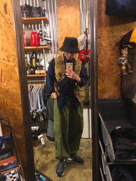 「BEN DAVIS（ベンデイビス）のアイテム（バッグ）」を使った、vincent05さん（メンズ・173cm）の冬コーディネート