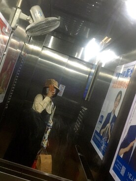 「日系极简」｜「アイテム（帽子）」を使った、sawooさん（レディース・163cm）の冬コーディネート