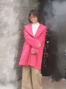 kakoさん（レディース・159cm）の冬コーディネート