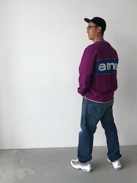 「MACKDADDY（マックダディー）のアイテム（パンツ）」を使った、eikoh1230さん（メンズ・173cm）の春コーディネート