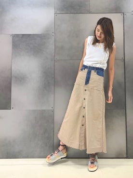 Angiさん（レディース・169cm）の夏コーディネート