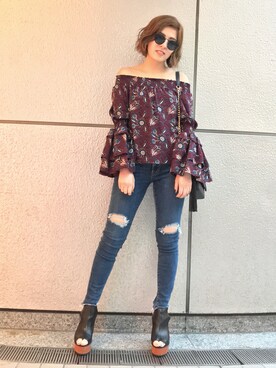 「アイテム（ブーティ）」を使った、REINAさん（レディース・158cm・10代）の夏コーディネート