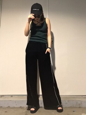 「アイテム（キャミソール）」を使った、REINAさん（レディース・158cm・10代）の夏コーディネート