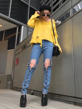 REINAさん（レディース・158cm）の冬コーディネート