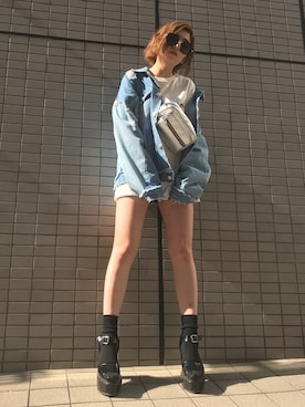 REINAさん（レディース・158cm）の冬コーディネート