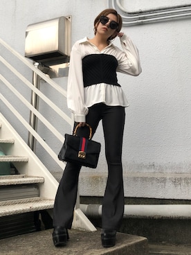 REINAさん（レディース・158cm）の秋コーディネート