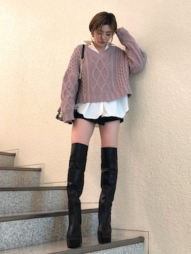 REINAさん（レディース・158cm）の秋コーディネート