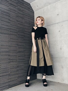 「ショートヘア」｜REINAさん（レディース・158cm）の春コーディネート