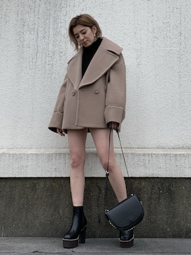 REINAさん（レディース・158cm）の冬コーディネート