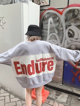 「ENVYM（アンビー）のアイテム（帽子）」を使った、REINAさん（レディース・158cm）の夏コーディネート