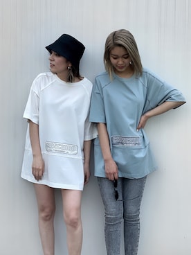 「ENVYM（アンビー）のアイテム（帽子）」を使った、REINAさん（レディース・158cm）の春コーディネート