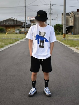 「エアマックス95」｜かいとさん（メンズ・170cm）の夏コーディネート