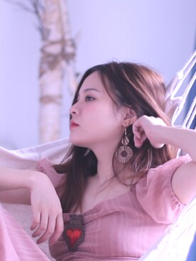 「アイテム（ピアス（両耳用））」を使った、Huful @芙说さん（レディース・158cm・20代）の春コーディネート