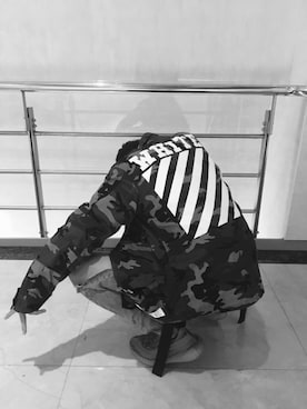 「Yeezy（イージー）のアイテム（その他シューズ）」を使った、英兆さん（メンズ・172cm）の夏コーディネート