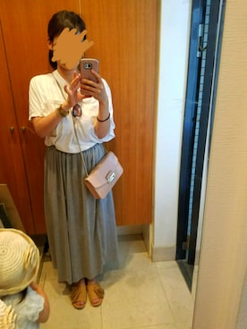 「SISE（シセ）のアイテム」を使った、snoopyさん（レディース・156cm）の夏コーディネート