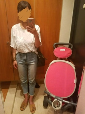 「SISE（シセ）のアイテム」を使った、snoopyさん（レディース・156cm）の夏コーディネート