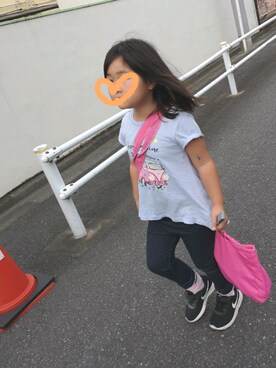 「kate spade new york kids（ケイトスペードニューヨーク）のアイテム（トップス）」を使った、はなはなさん（キッズ・110cm）の秋コーディネート