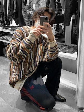 「PUBLUX（パブリュクス）のアイテム（ローファー）」を使った、kanameさん（メンズ・170cm）の春コーディネート