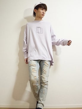 「SHIPS JET BLUE（シップスジェットブルー）のアイテム（帽子）」を使った、賢太郎さん（メンズ・170cm）の秋コーディネート