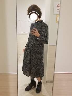 「OLIVE des OLIVE（オリーブデオリーブ）のアイテム（ブーティ）」を使った、s13_oliveさん（レディース・158cm）の冬コーディネート