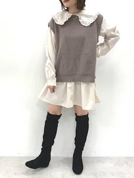 s13_oliveさん（レディース・158cm）の冬コーディネート