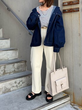 s13_oliveさん（レディース・158cm）の春コーディネート