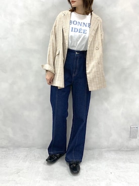 s13_oliveさん（レディース・158cm）の春コーディネート